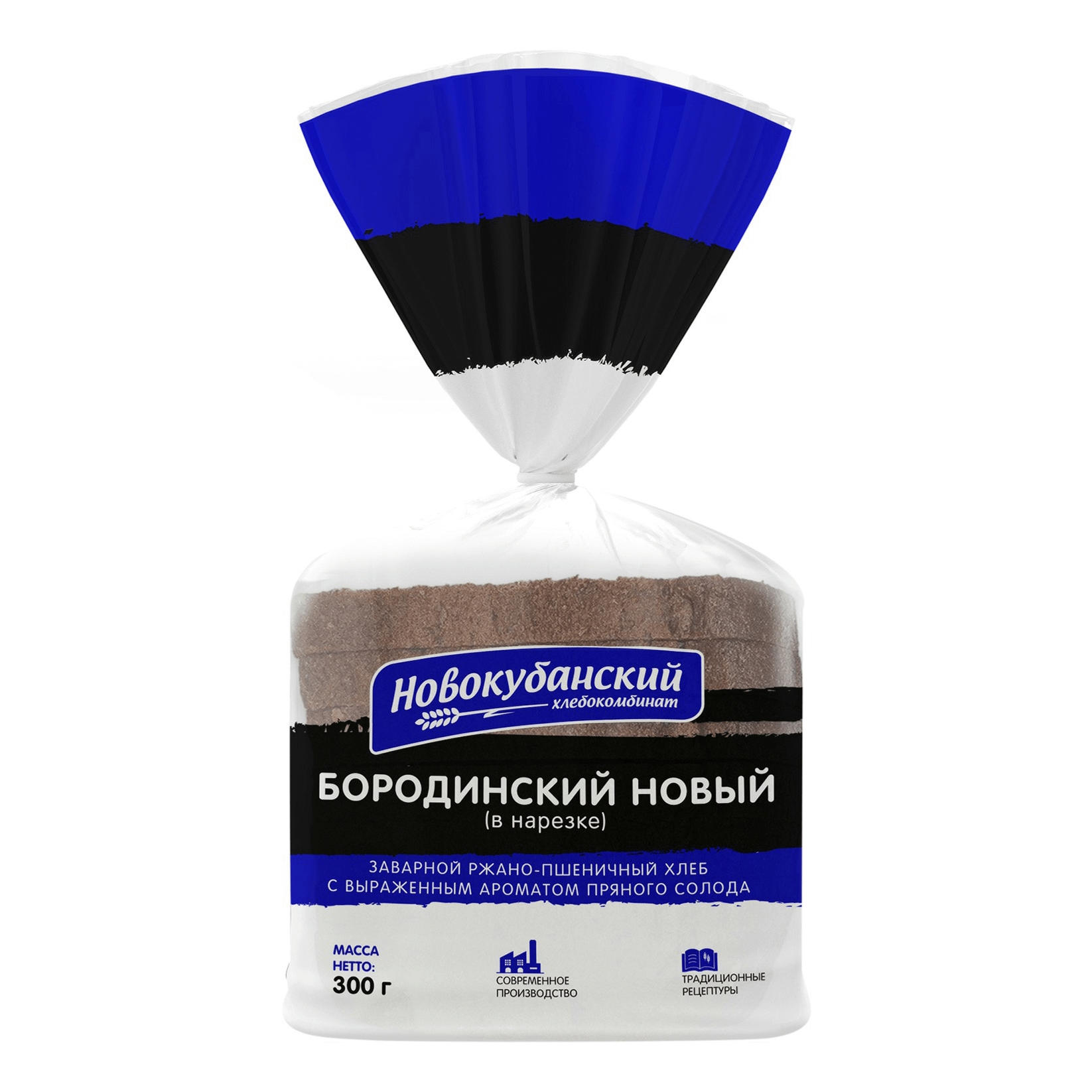 Хлеб бородинский Новокубанский ХК 300 г
