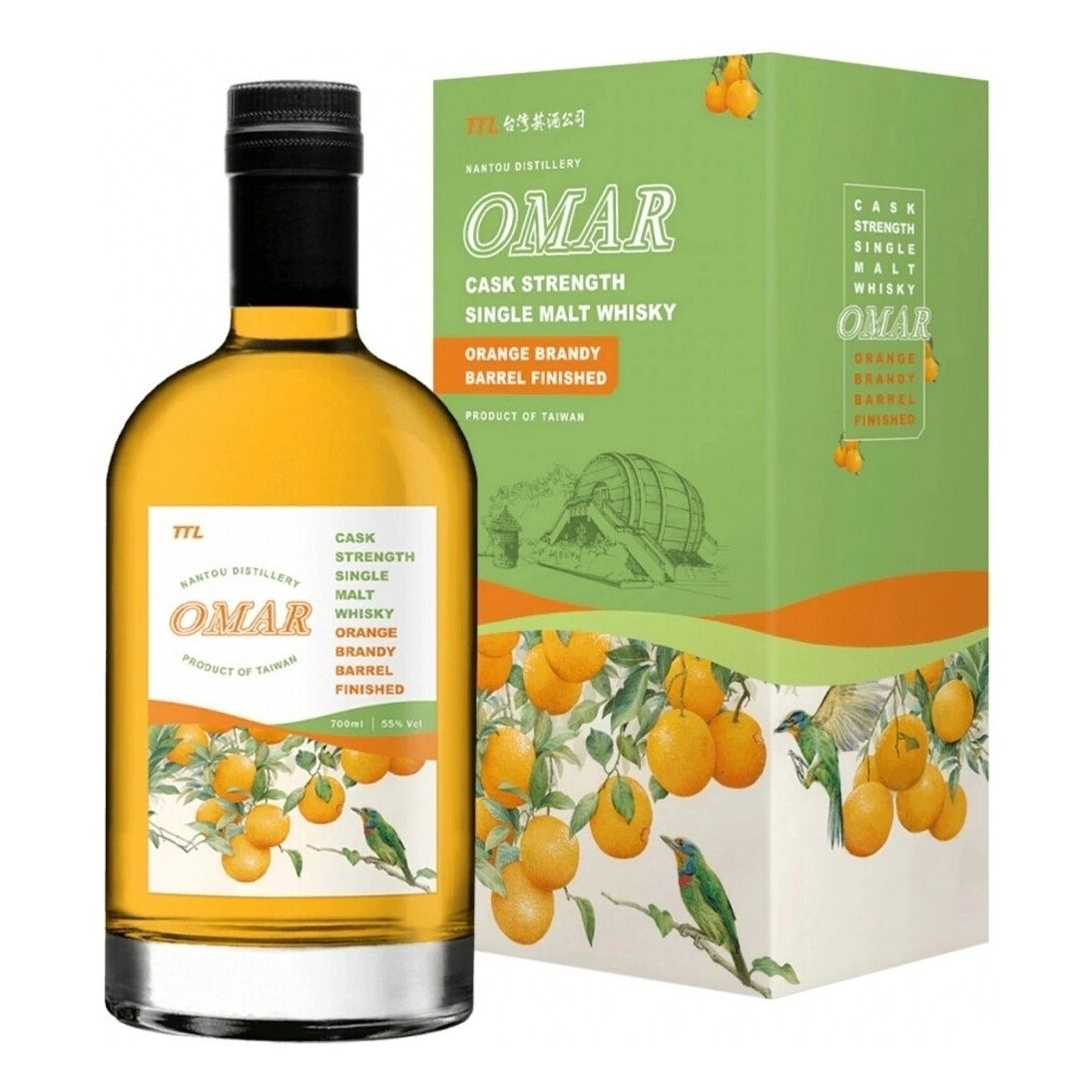 Виски Omar апельсиновый 0,7 л
