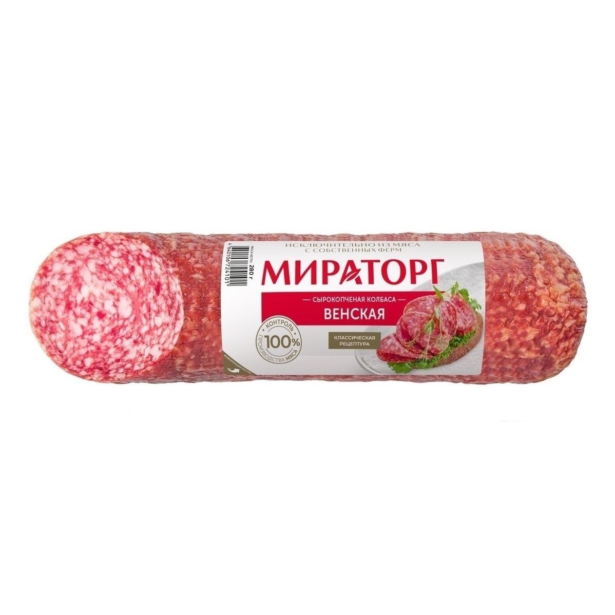 Колбаса сырокопченая Мираторг 280 г