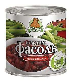 Фасоль Медведь Любимый 425 г