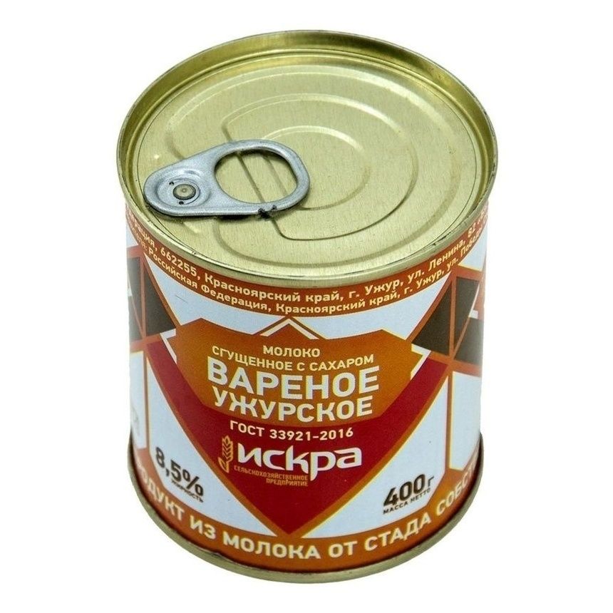 Сгущенное молоко Искра 400 г