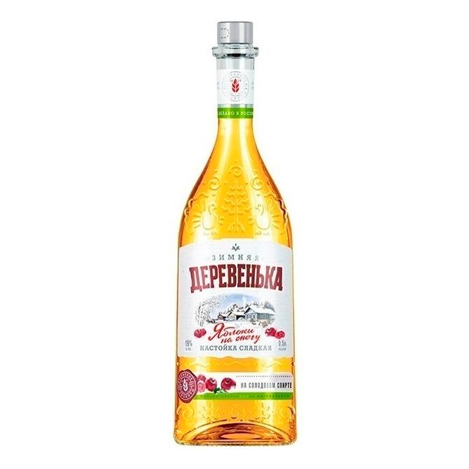 Настойка Деревенька яблоко 0,25 л