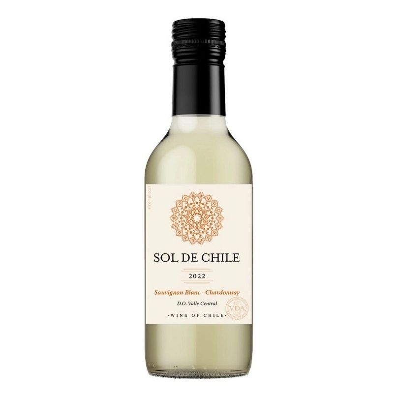 Белое сухое вино Sol de Chile Шардоне 0,187 л
