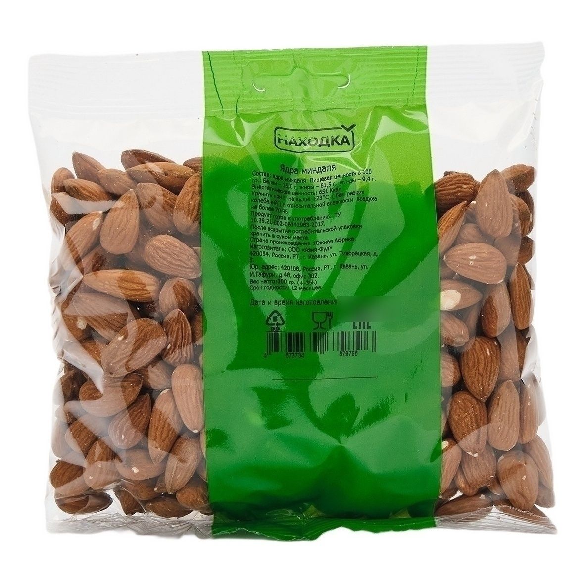 Миндаль AziaFood 300 г
