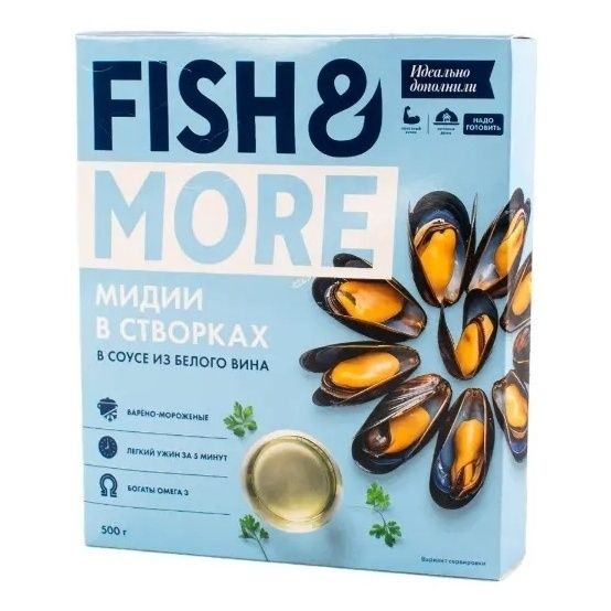 Мидию в соусе Fish & More 500 г