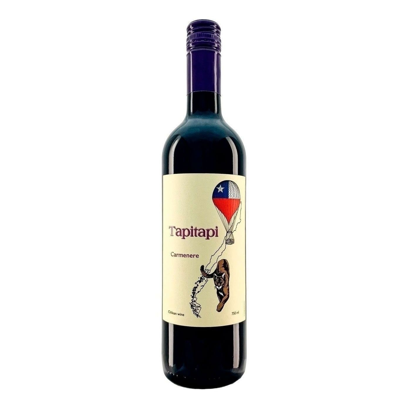 Красное сухое вино Tapitapi Карменер 0,75 л