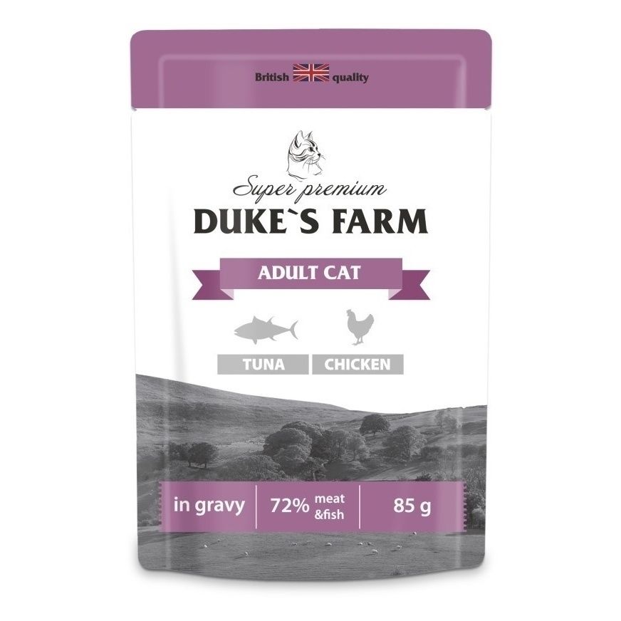 Влажный корм для кошек Duke's Farm 90 г