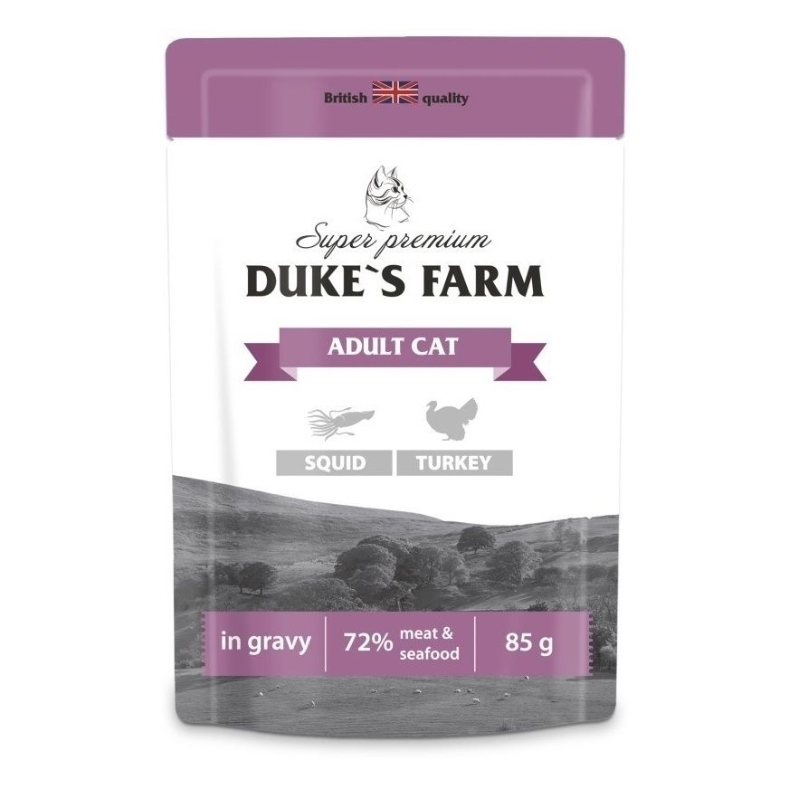 Влажный корм для кошек Duke's Farm 85 г
