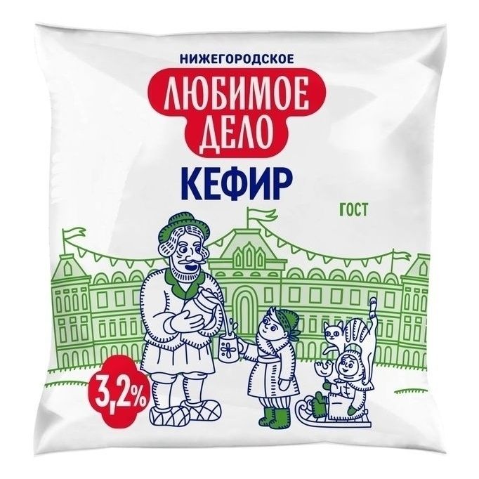 Кефир Любимое дело 450 мл
