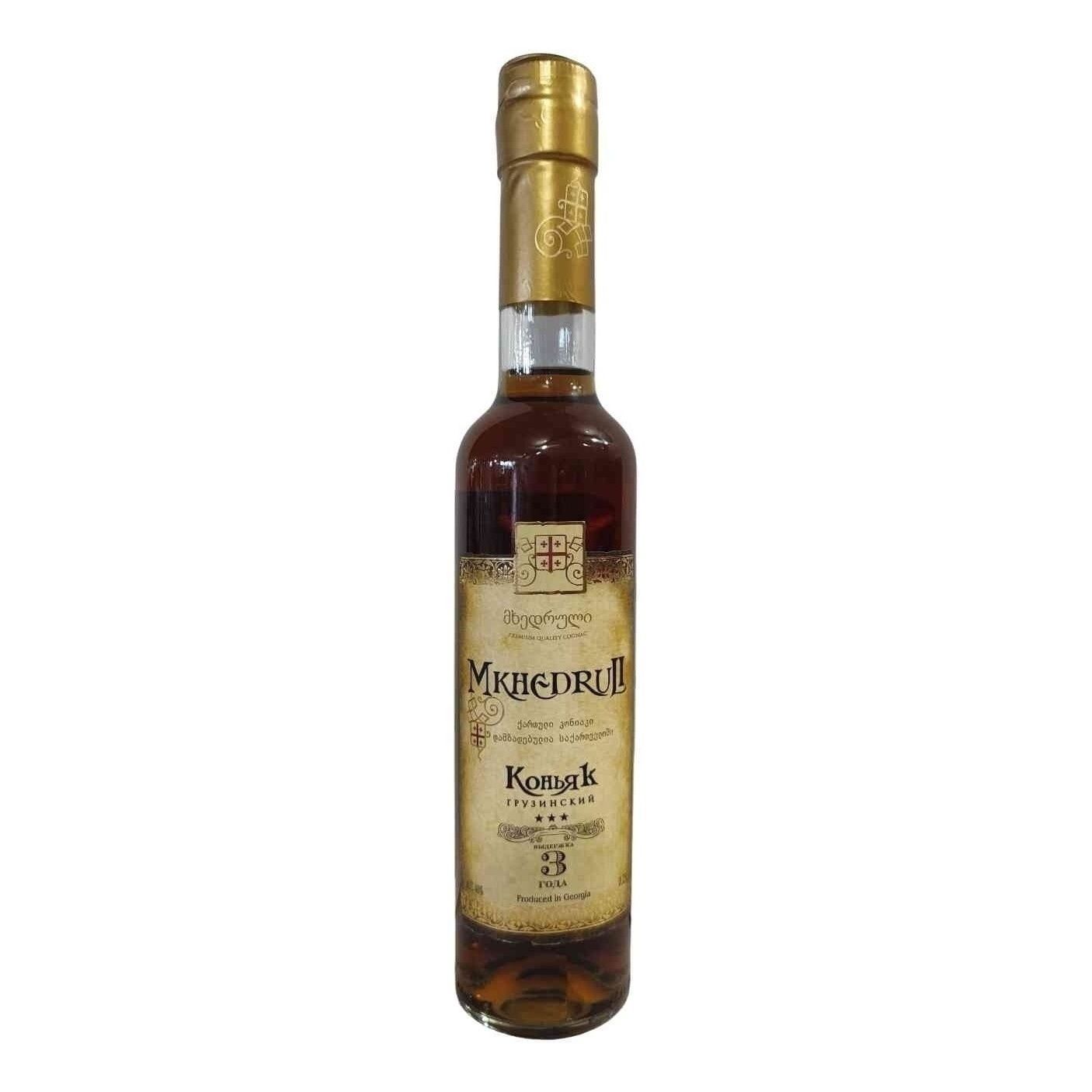 Коньяк Mkhedruli 3 года 0,25 л