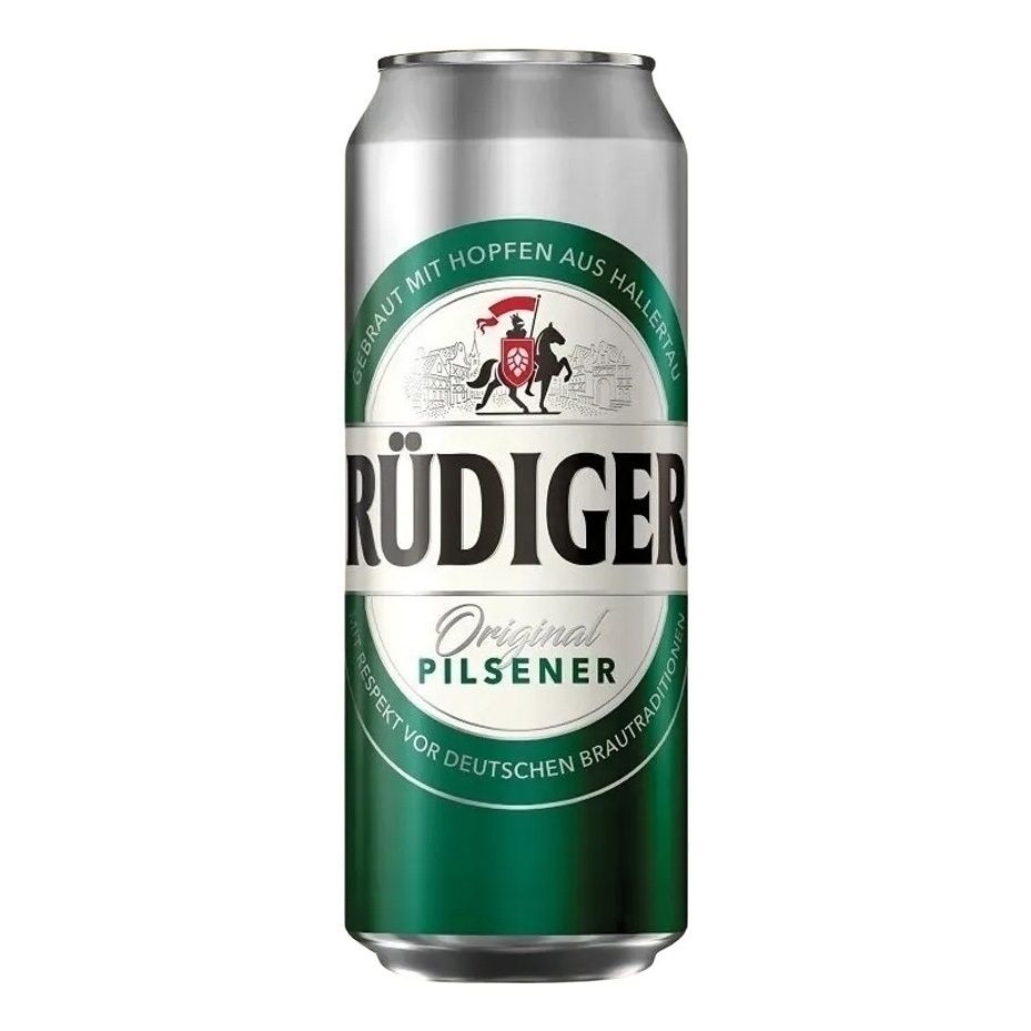 Пиво Rudiger светлое 0,45 л