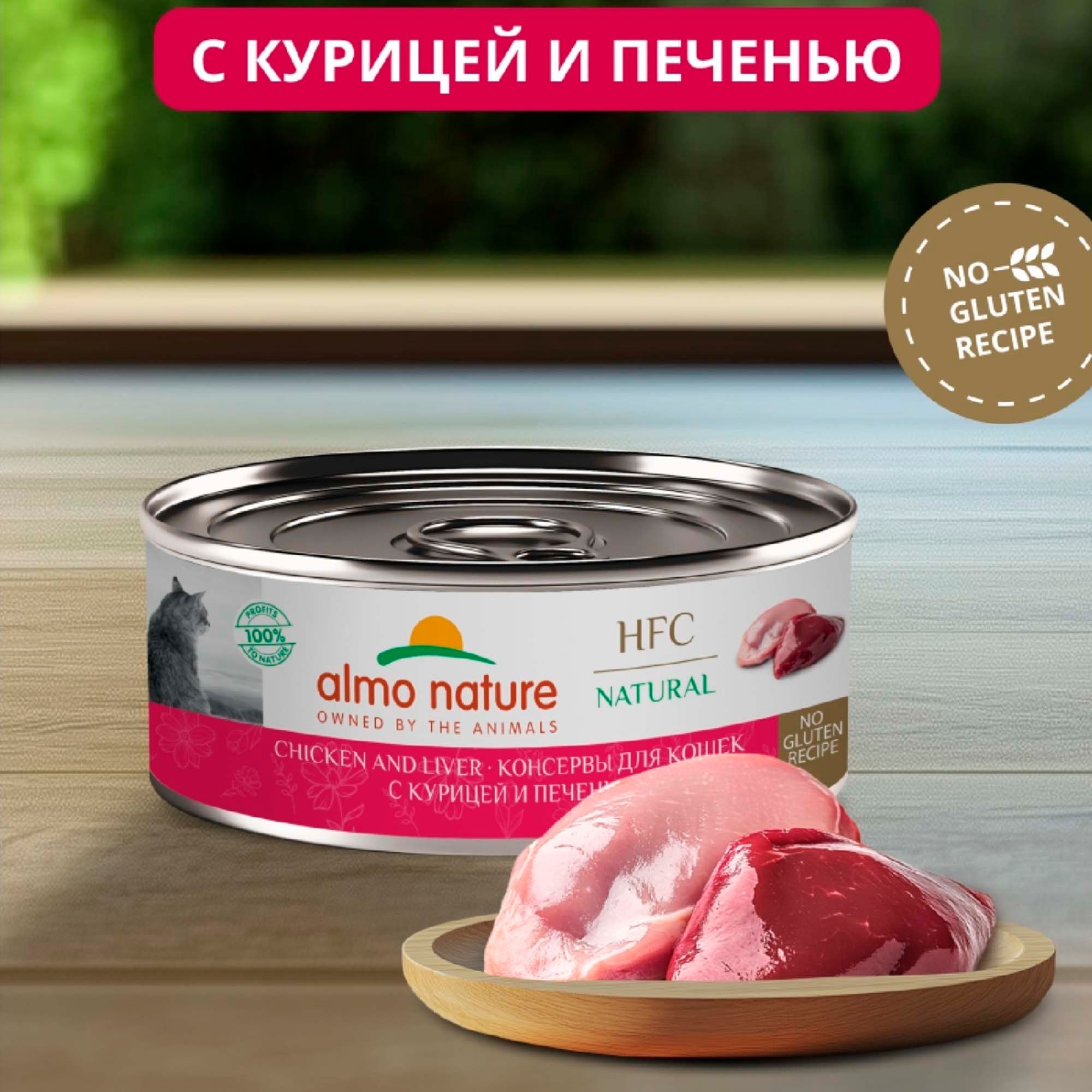 Влажный корм для кошек Almo Nature 100 г