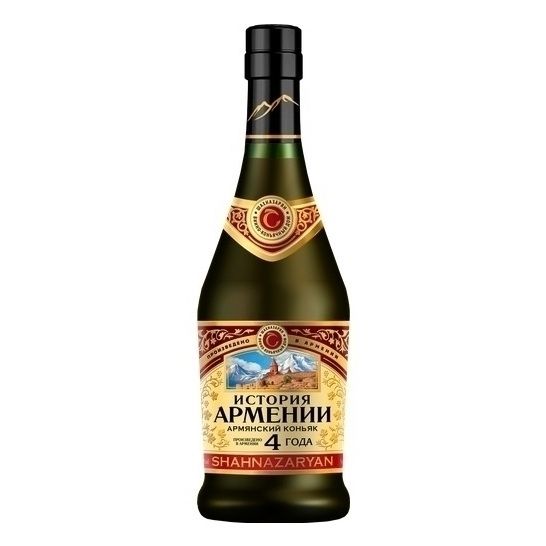 Коньяк История Армении 4 года 0,5 л
