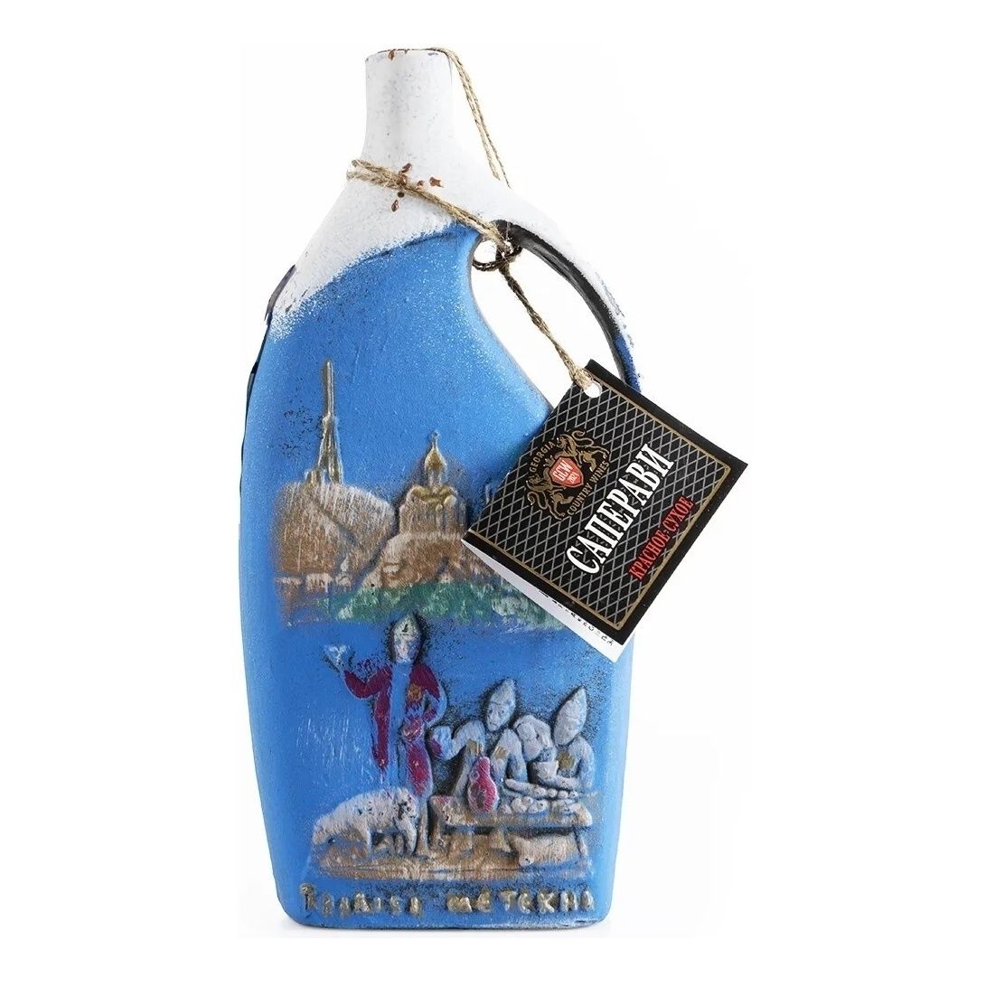 Красное сухое вино Georgia Country Wines Саперави 0,75 л
