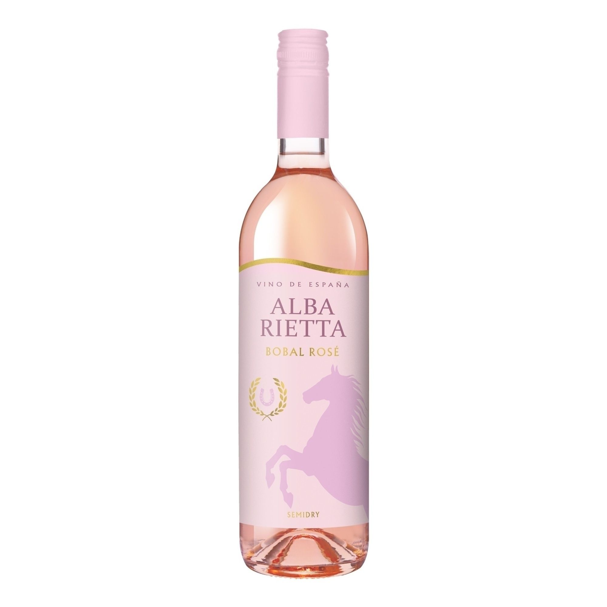 Розовое полусухое вино Alba Rietta 0,75 л