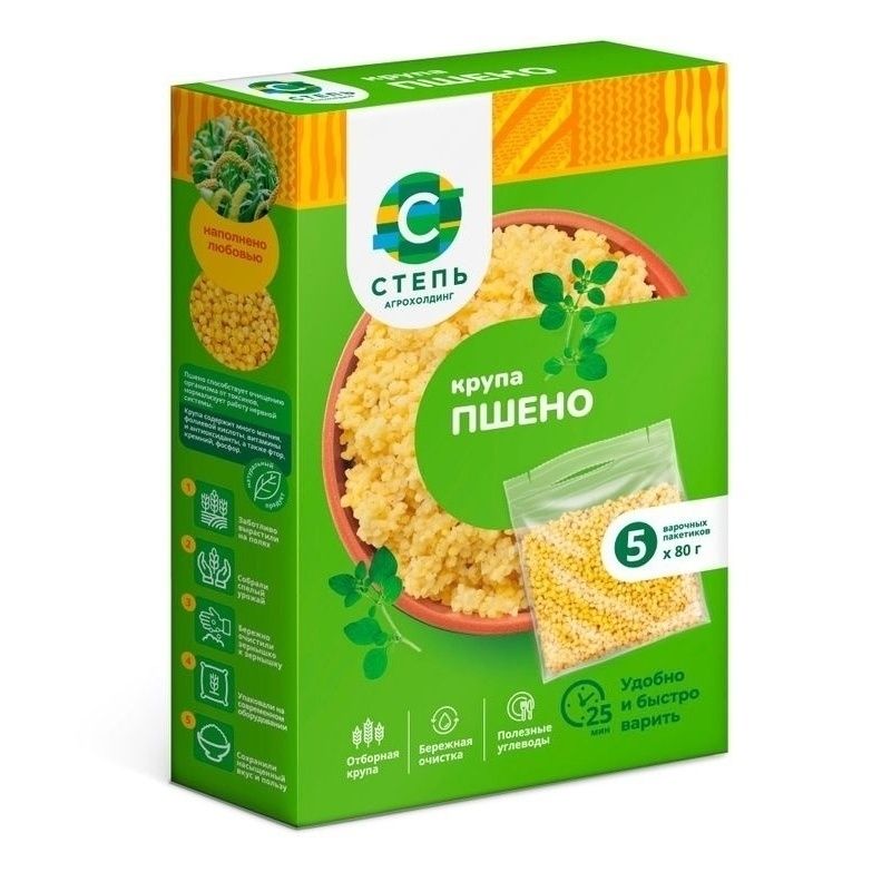 Пшено Агрохолдинг Степь 400 г