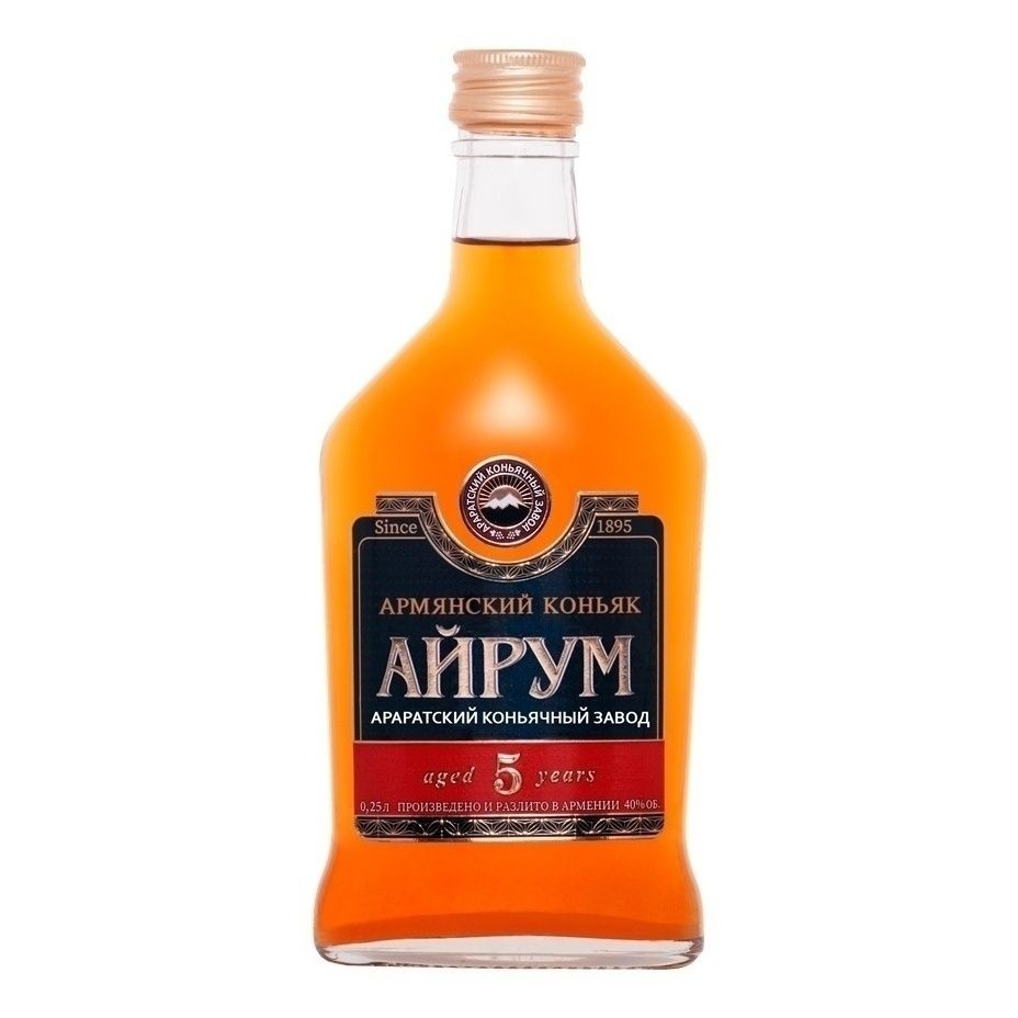 Коньяк Айрум 5 лет 0,25 л