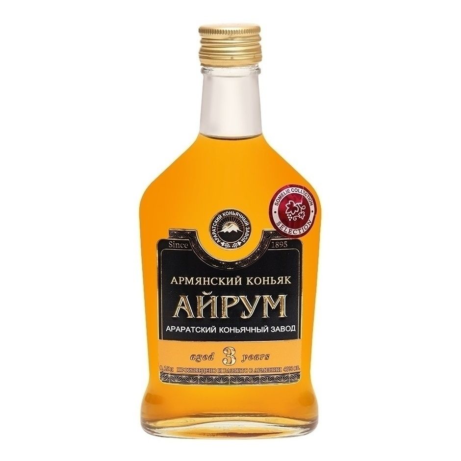 Коньяк Айрум 3 года 0,25 л