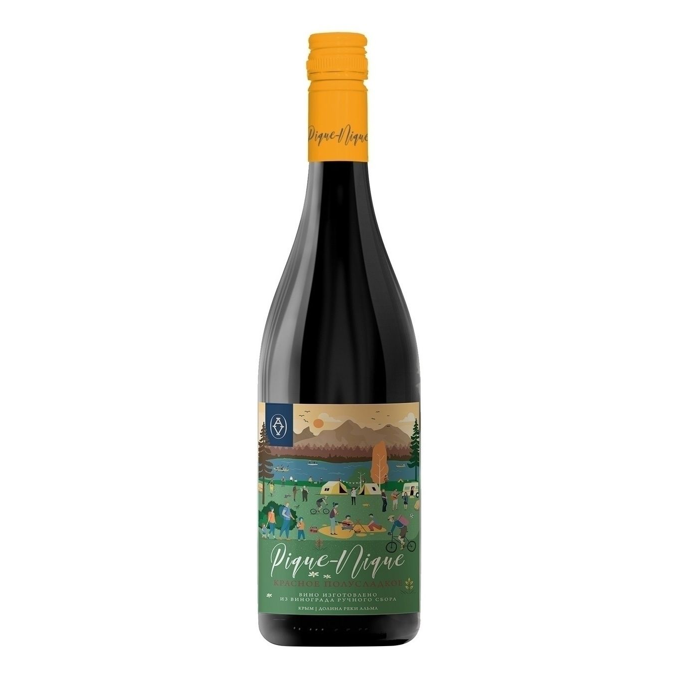 Красное полусладкое вино Alma Valley 0,75 л