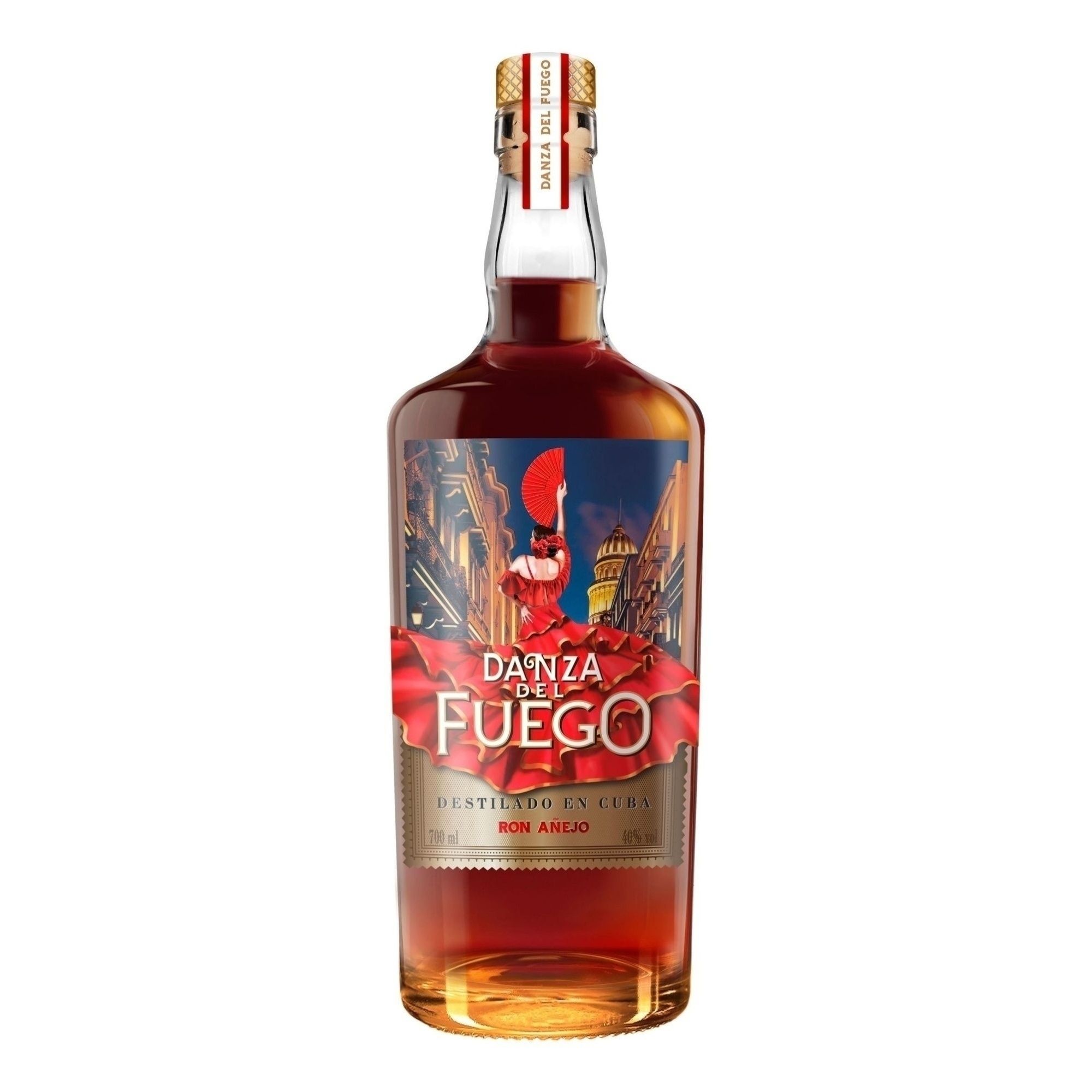 Ром Danza del Fuego выдержанный 0,7 л