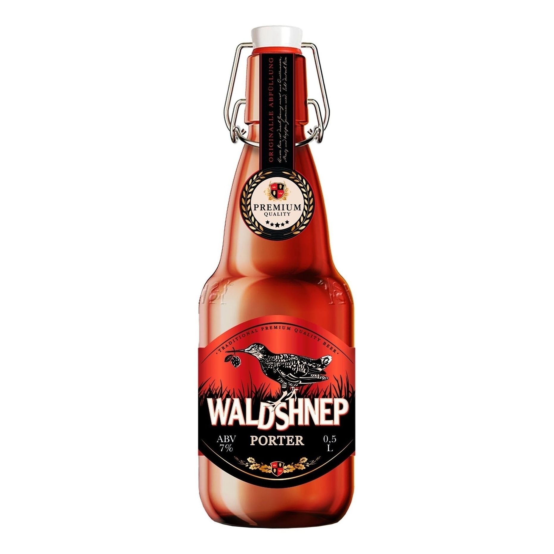 Пиво Waldshnep темное 0,5 л