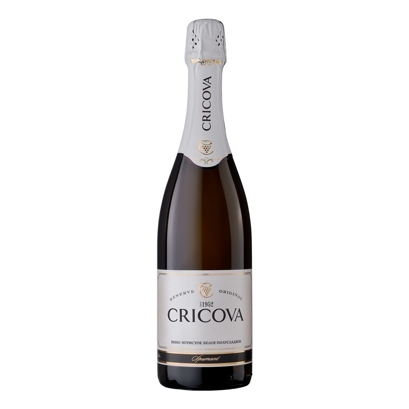 Cricova полусладкое 0,75 л