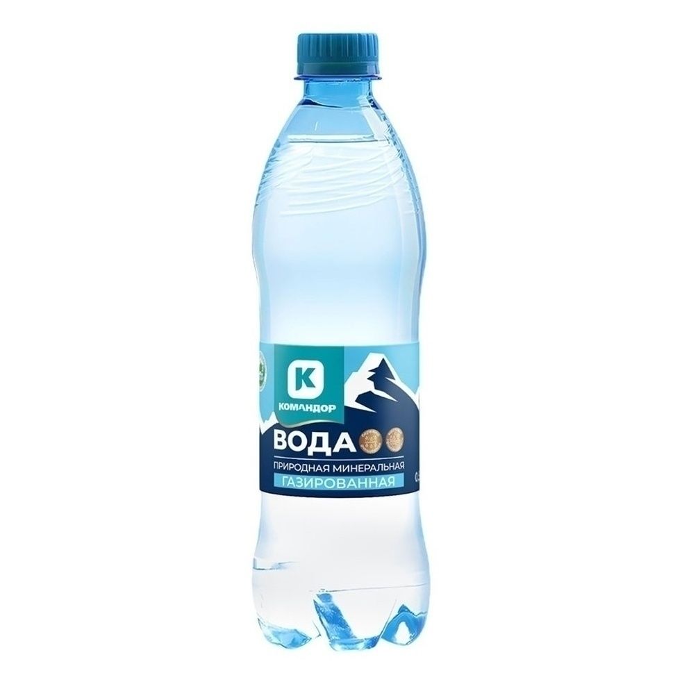 Минеральная вода Командор 0,5 л