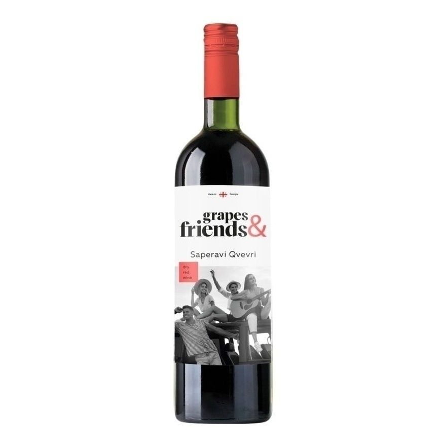 Красное сухое вино Grapes&Friends 0,75 л