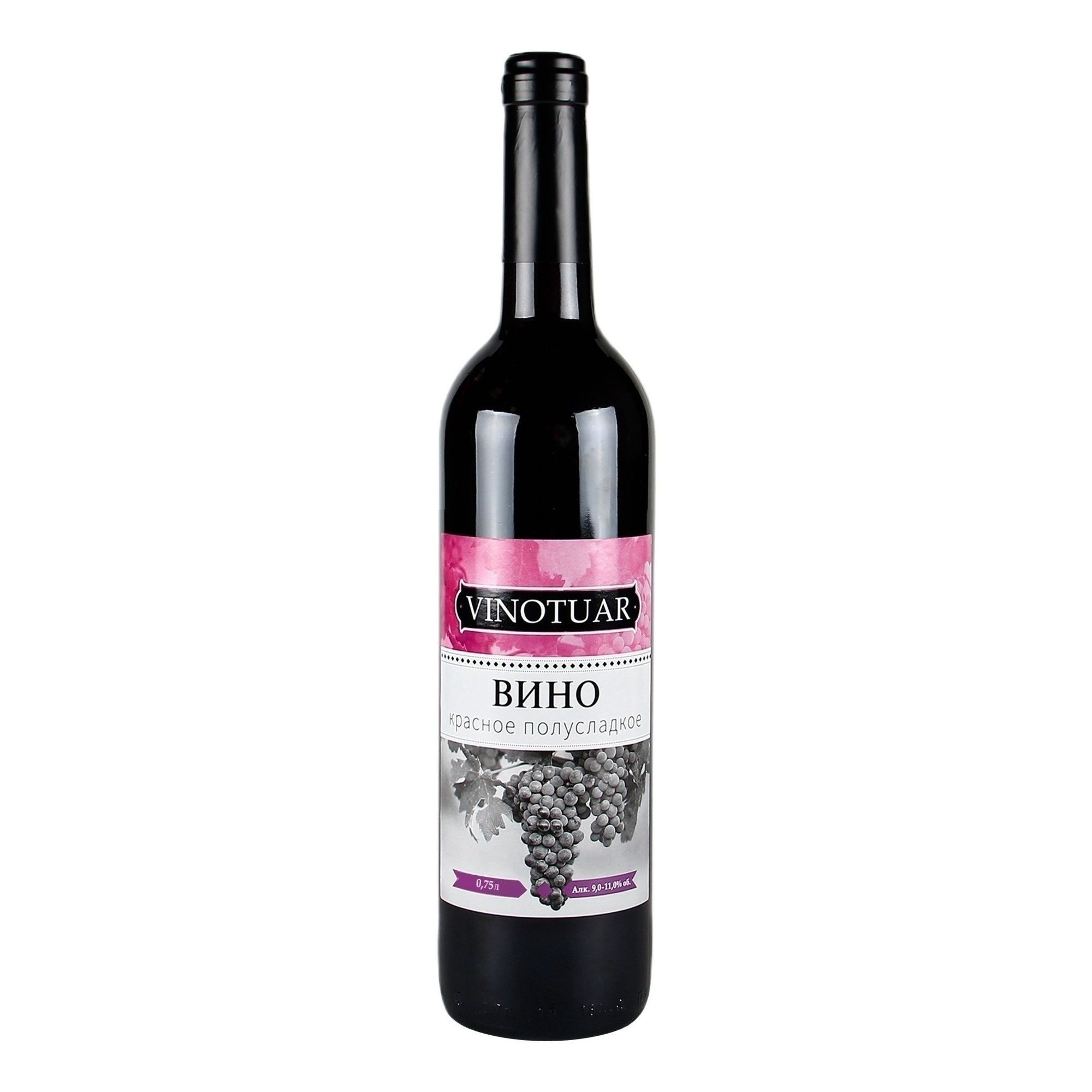 Красное полусладкое вино Vinotuar 0,75 л