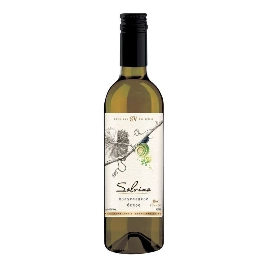 Полусладкое вино Solvino 0,75 л