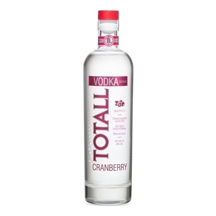 Водка Totall клюква 0,5 л