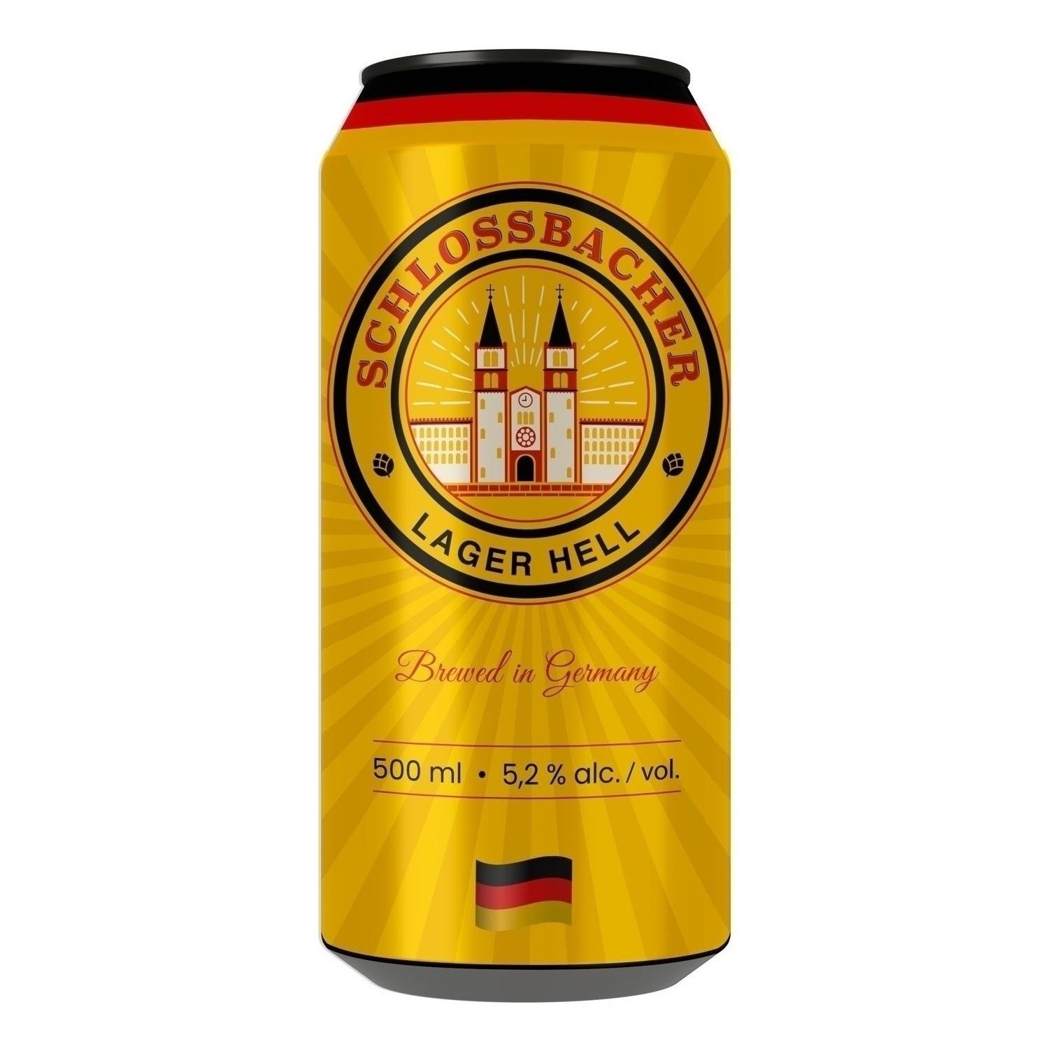 Пиво Schlossbacher светлое 0,5 л