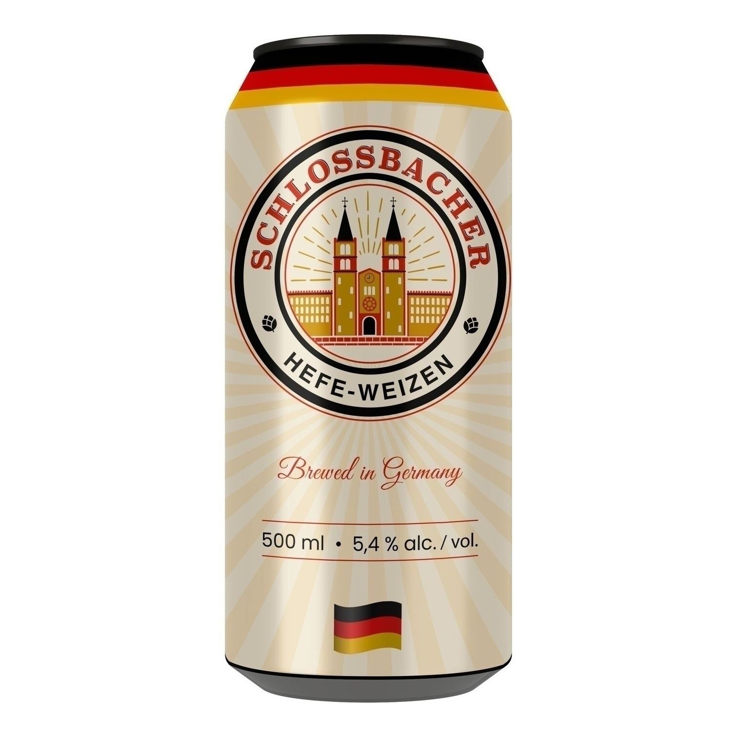 Пиво Schlossbacher пшеничное 0,5 л
