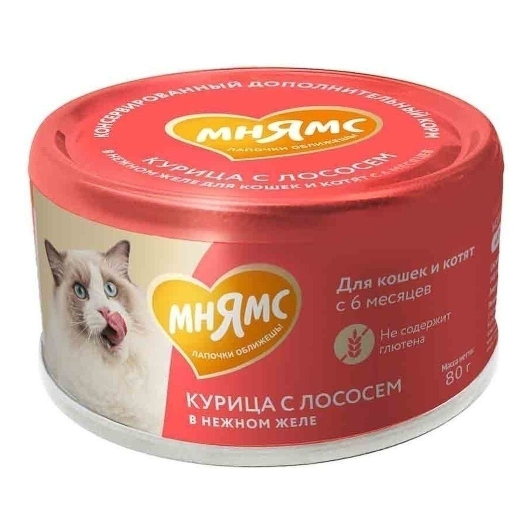 Влажный корм для кошек Мнямс 80 г