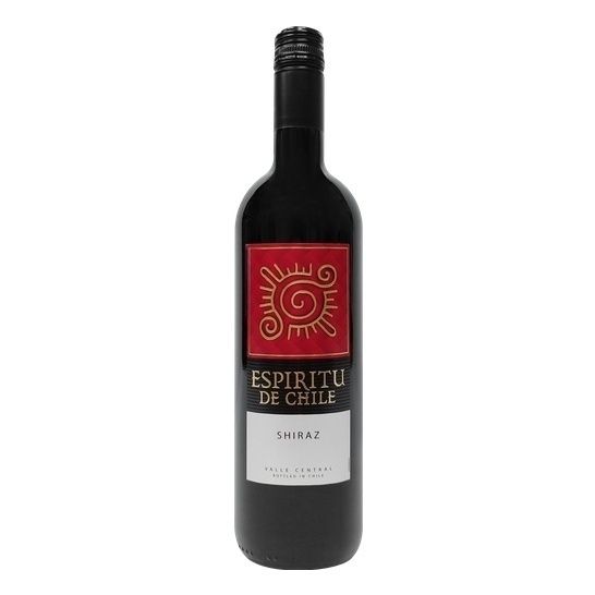 Красное сухое вино Espiritu de Chile Шираз 0,75 л