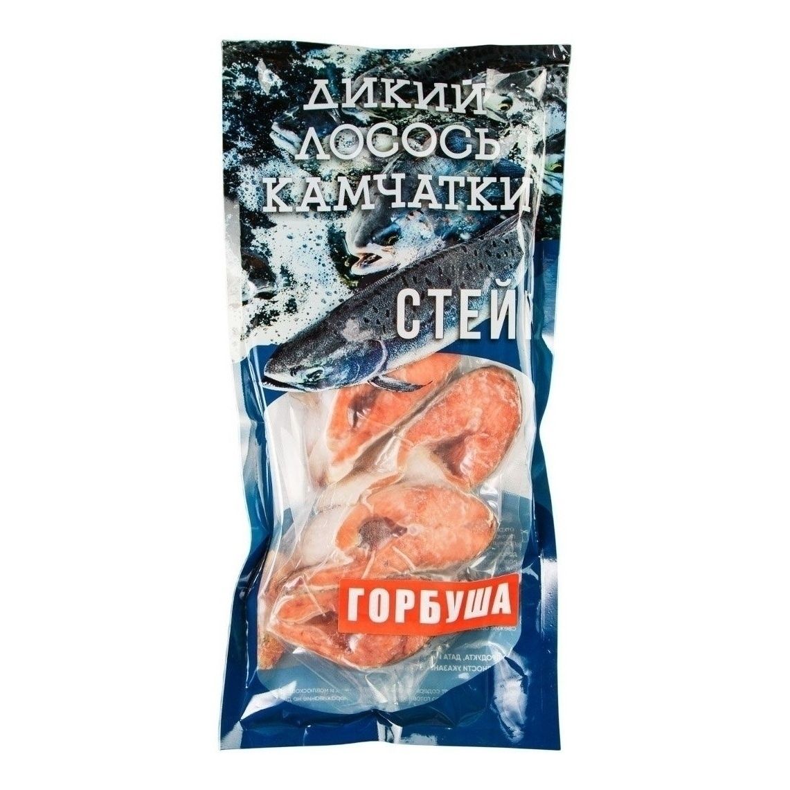 Горбуша стейк Дикий лосось Камчатки 500 г