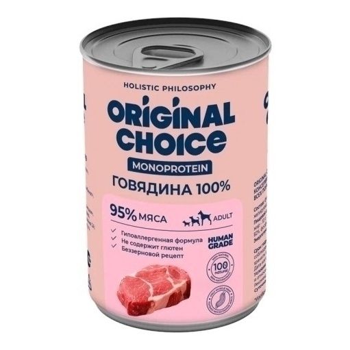 Влажный корм для собак Original Choice 340 г