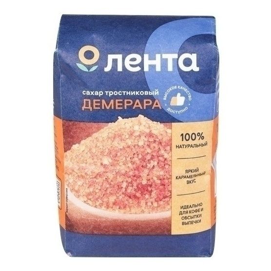 Сахар тростниковый Лента 500 г