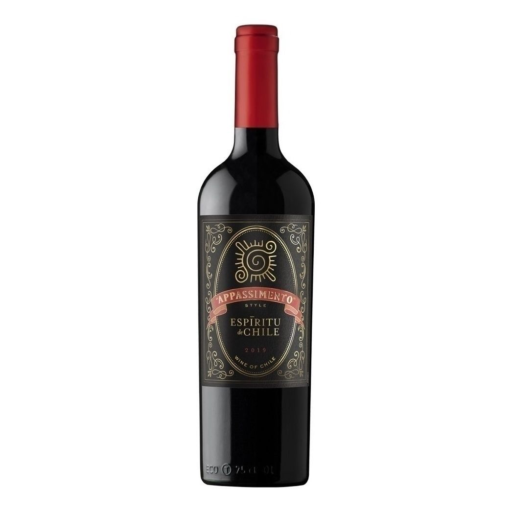 Красное полусухое вино Espiritu de Chile 0,75 л