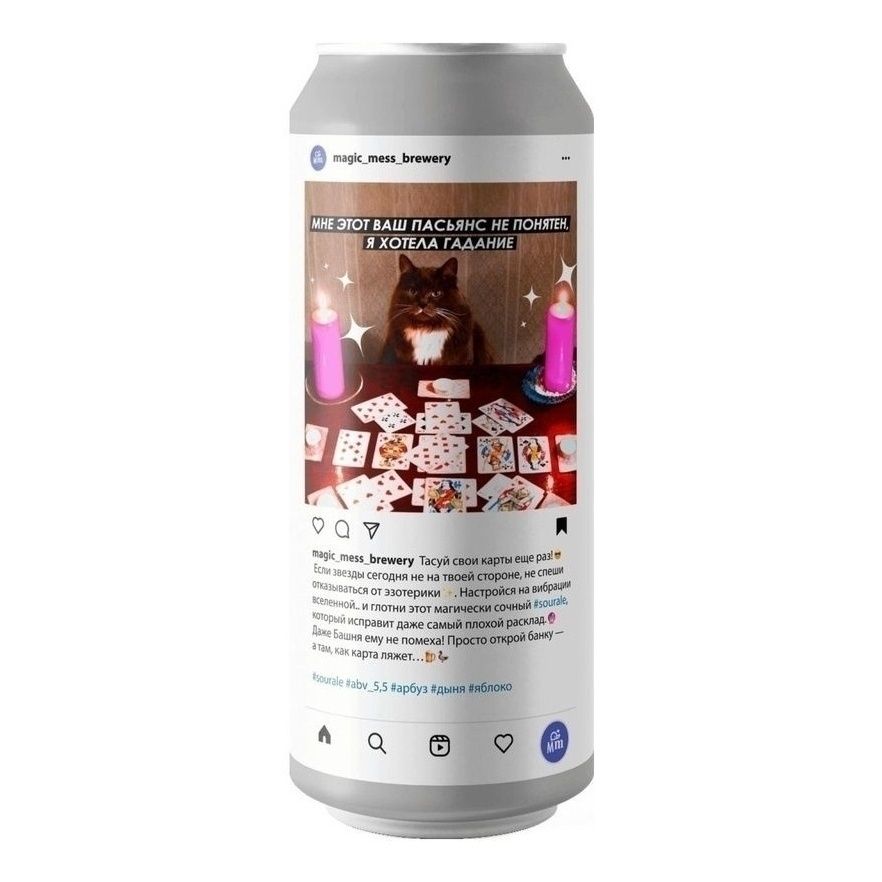Пиво Magic Mess нефильтрованное 0,45 л