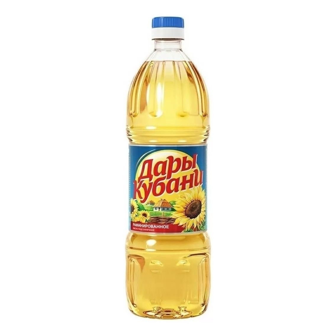 Масло подсолнечное Дары Кубани 1 л