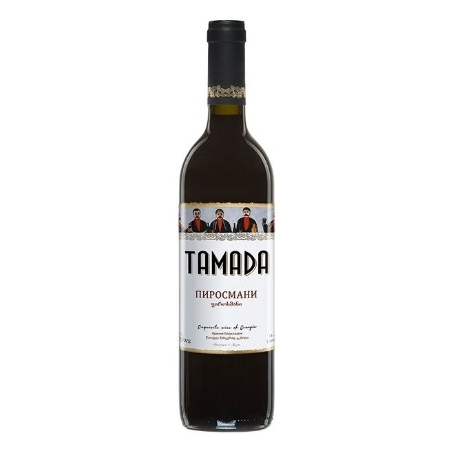 Красное полусладкое вино Тамада 0,75 л