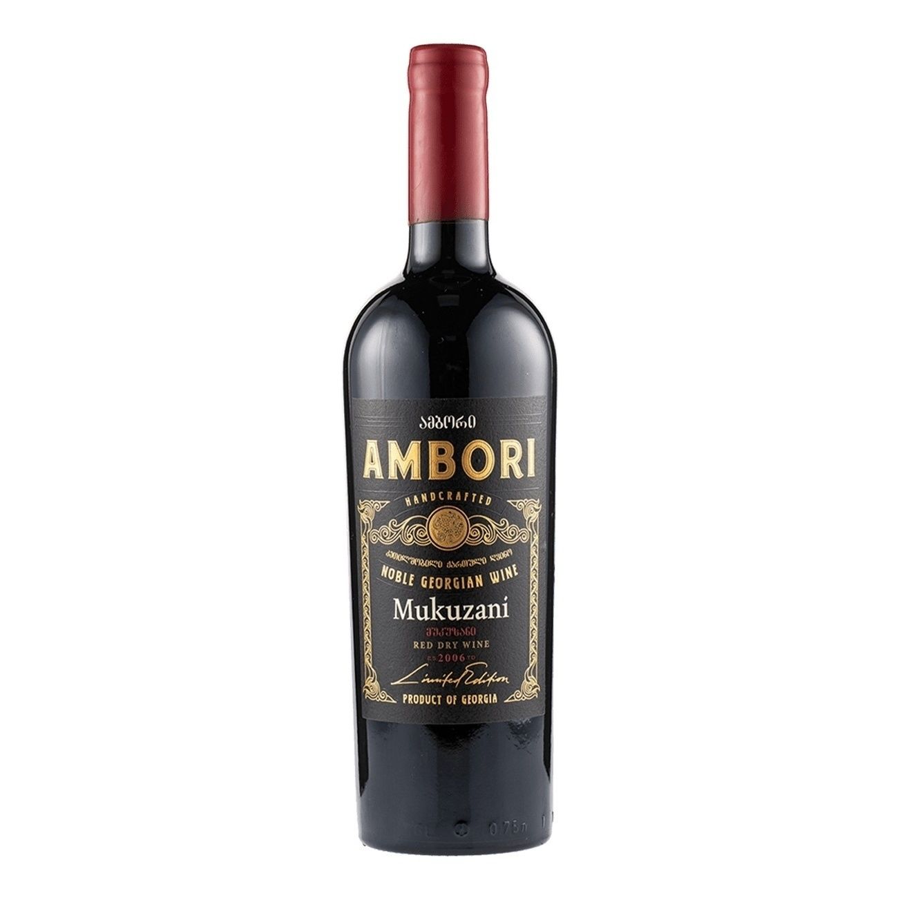 Красное сухое вино Ambori Мукузани 0,75 л