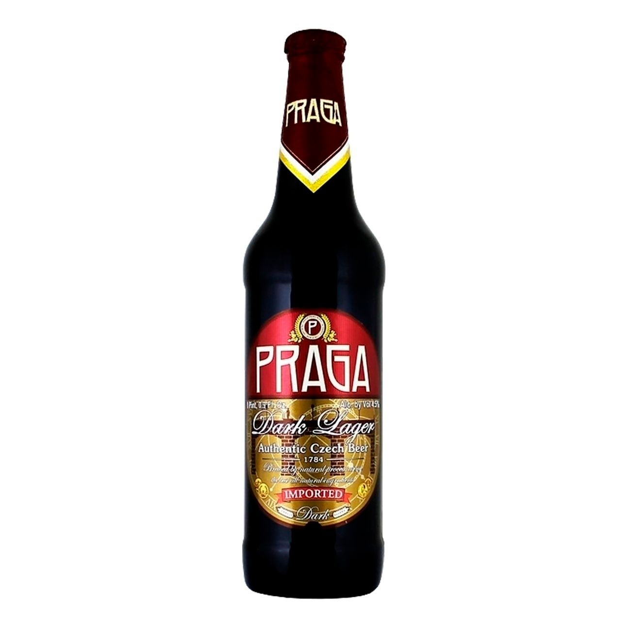 Пиво Прага темное 0,5 л