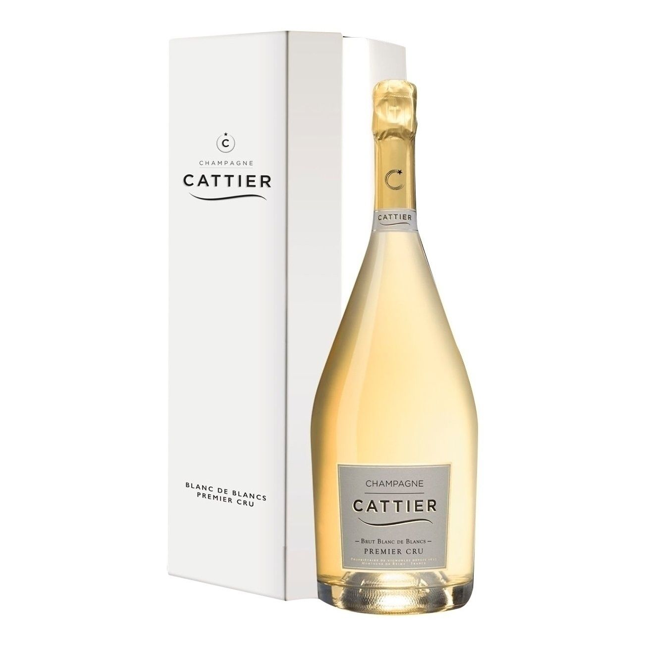 Cattier Блан де Блан брют 0,75 л