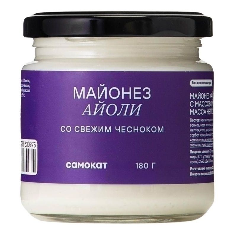 Майонез Самокат 180 г 180 г