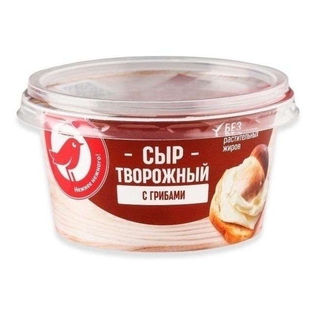 Сыр творожный АШАН Красная птица 140 г