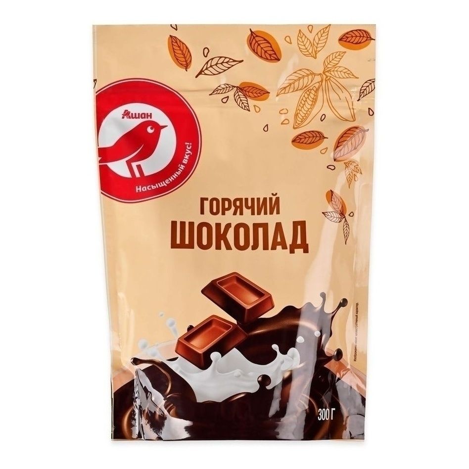 Горячий шоколад АШАН Красная птица 300 г