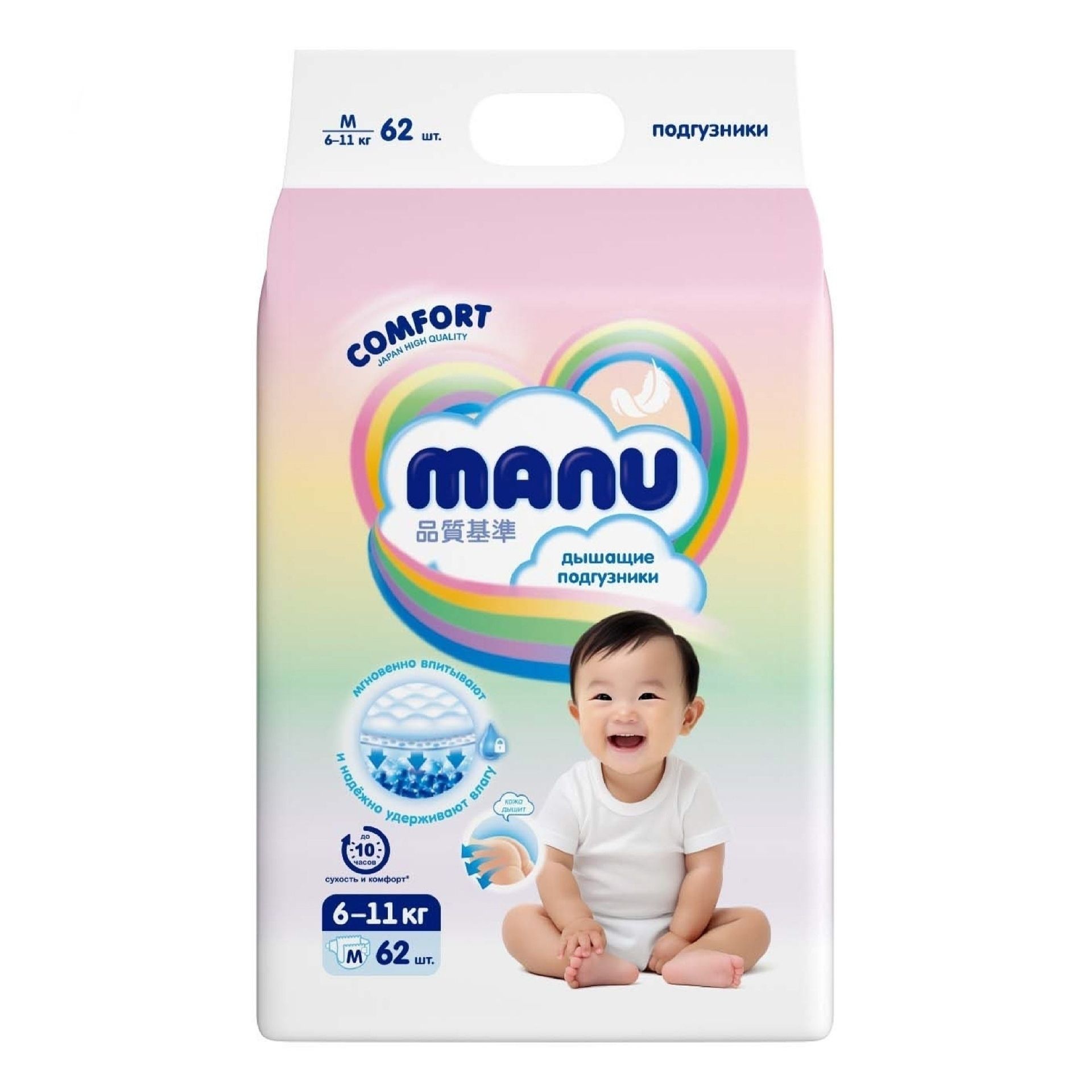 Подгузники Manu 3