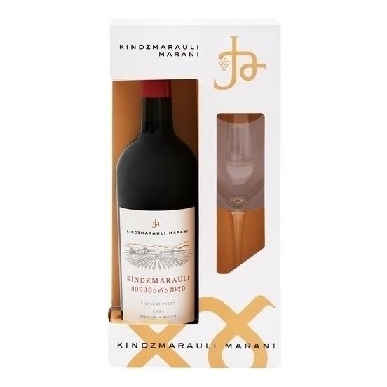 Красное полусладкое вино Kindzmarauli Marani 0,75 л